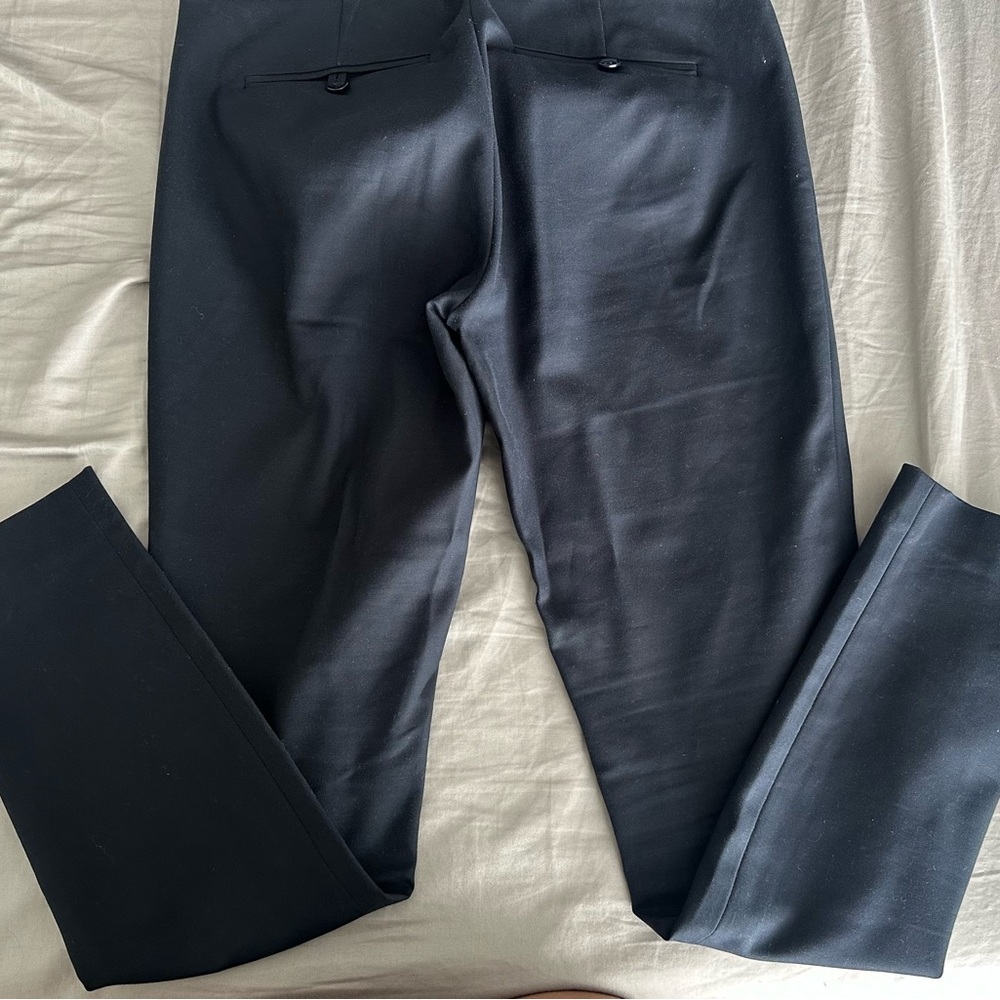 Women’s Club Monaco dark Navy blue Dress Pants Straight Leg - Picture 2 of 3